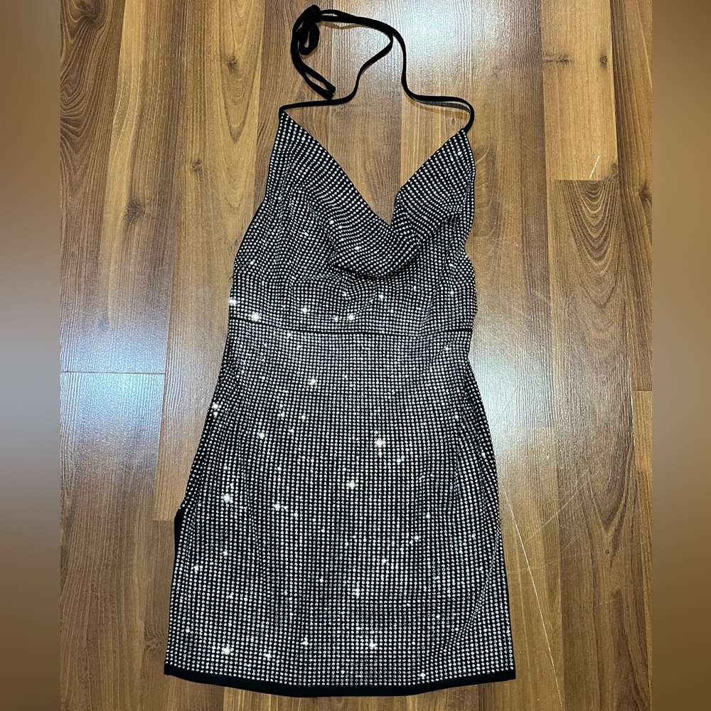 Halter Sequin Dress